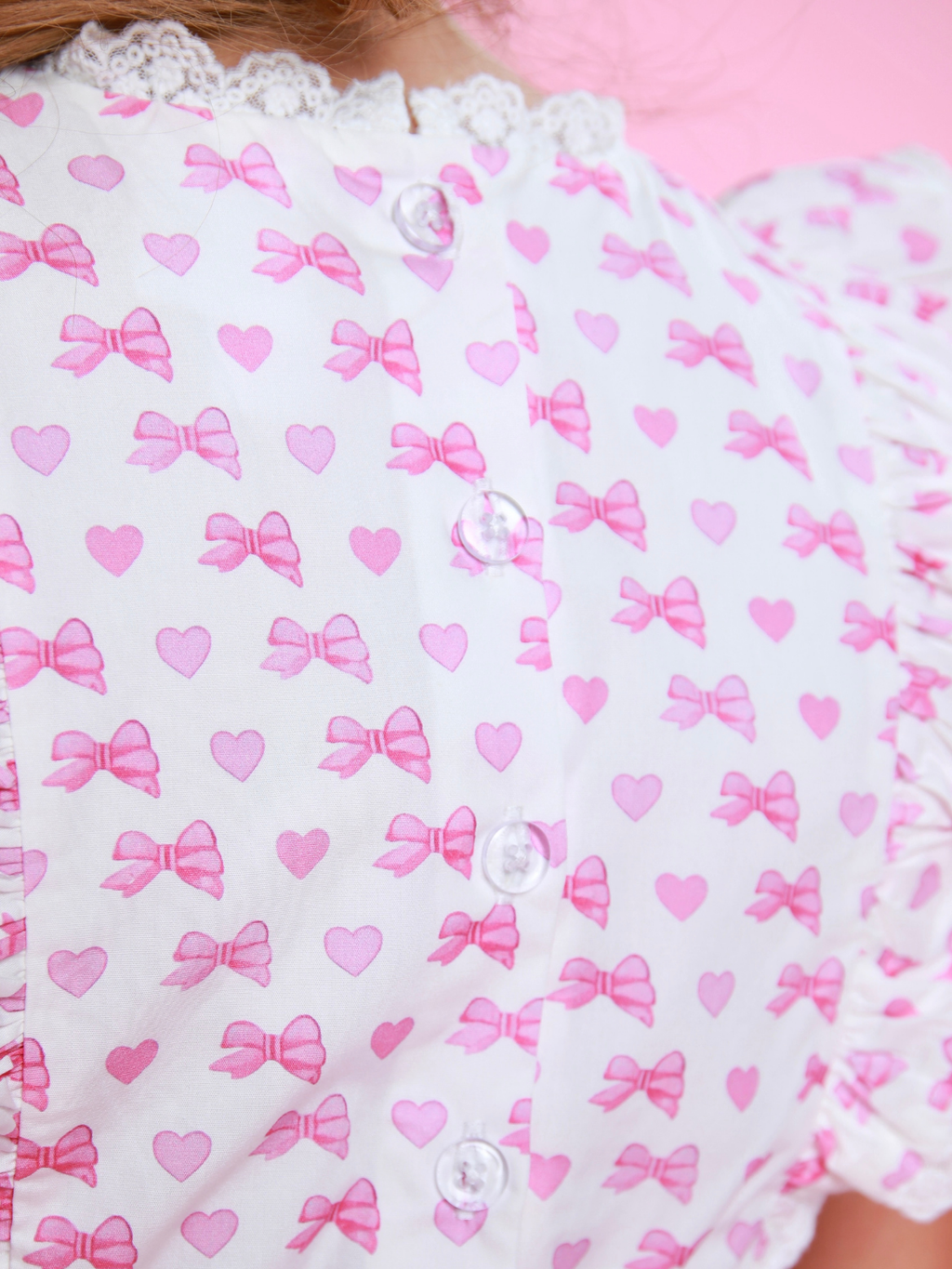 Girly Bow Smocked Ruffle Tiered Dress