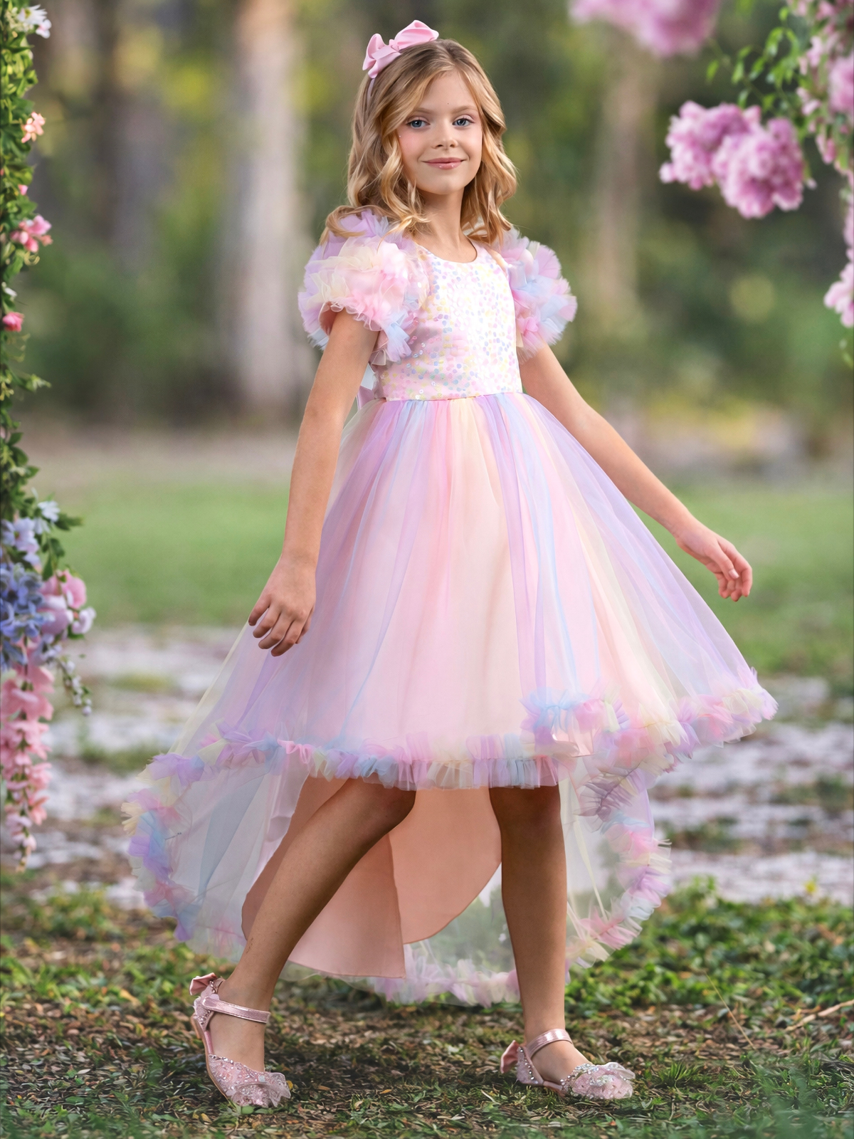 My Pastel Party Rainbow Dressy Dress