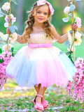 My Pastel Dream Belted Tutu Dress