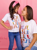 Mommy and Me Boot Scootin' Fun Cowgirl Boot Graphic Top