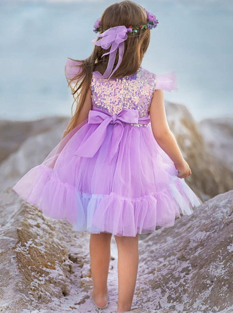 Sparkly Mermaid Twirl Tutu Dress