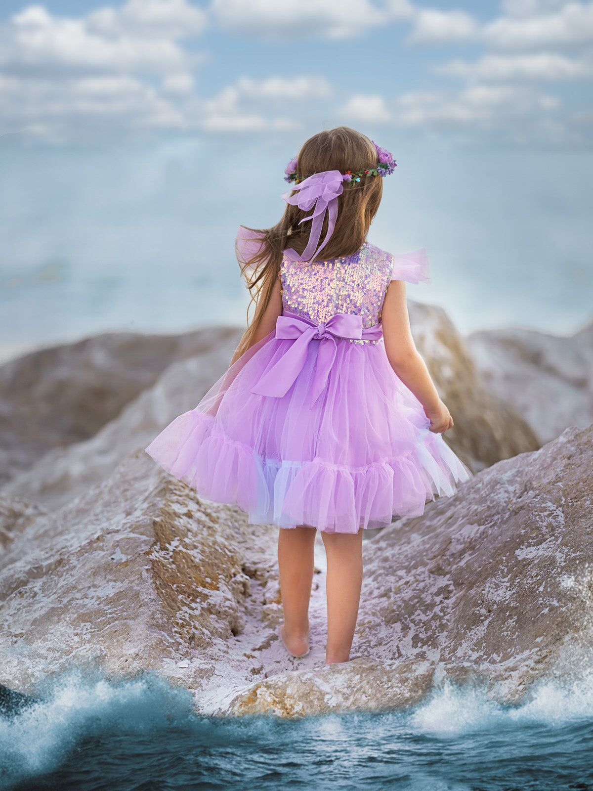 Sparkly Mermaid Twirl Tutu Dress