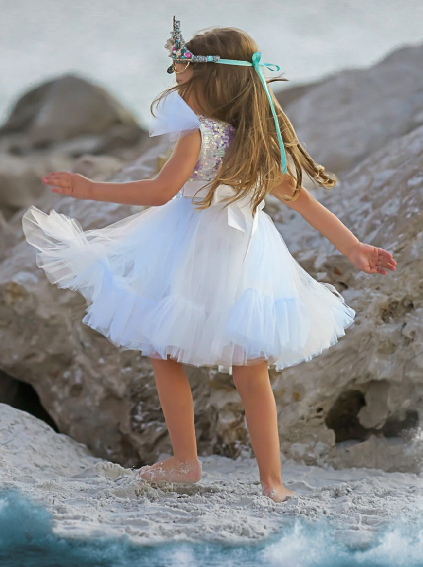 Sparkly Mermaid Twirl Tutu Dress