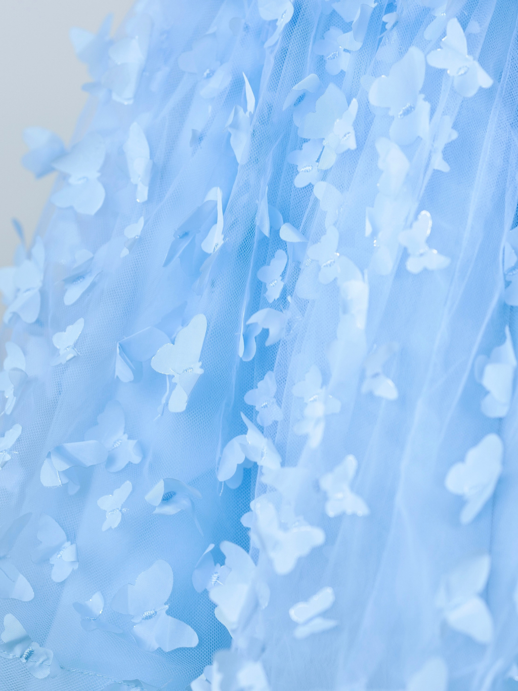 Butterfly Dream 3D Applique Party Dress