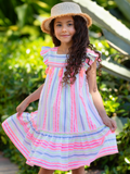 Candy Breeze Tassel Ruffle Dress