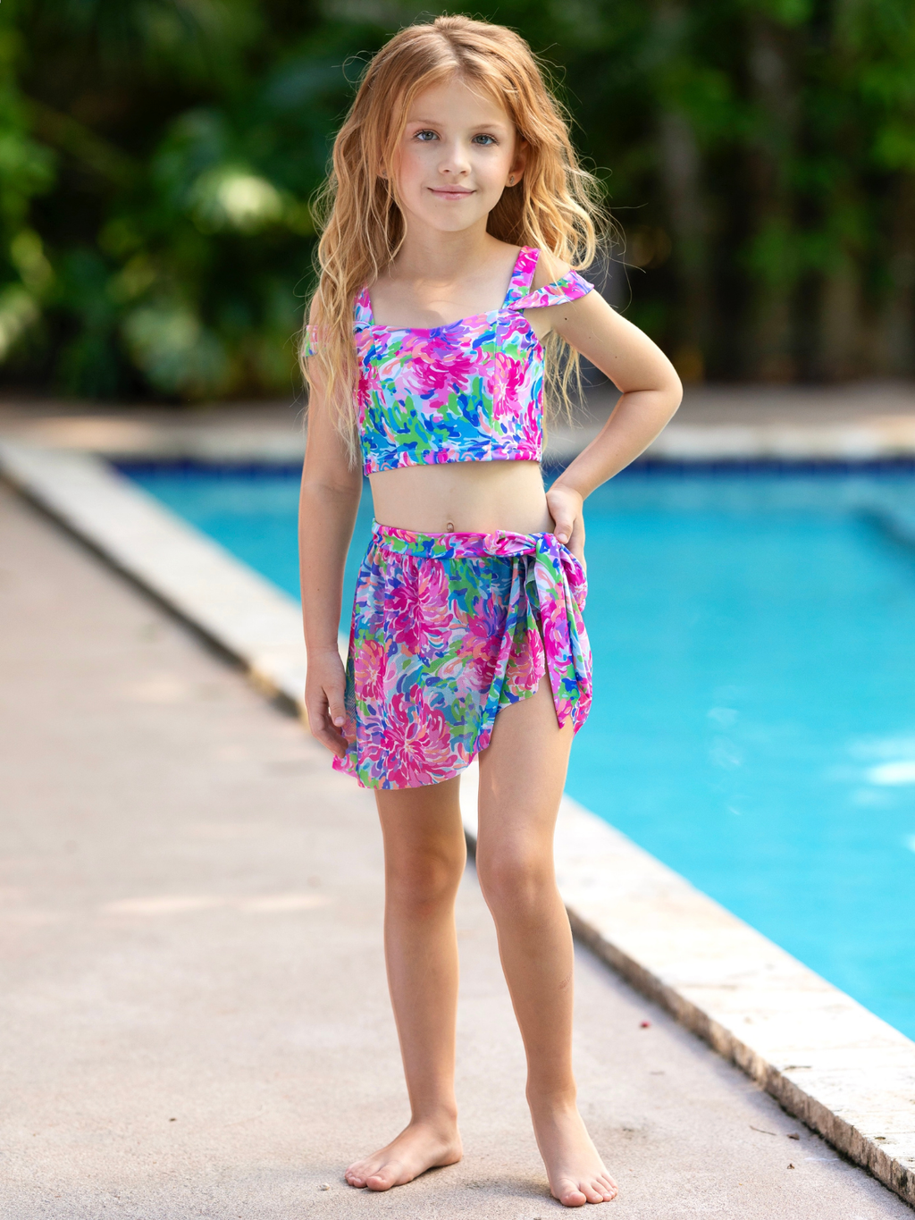 Tropical Bloom Two-Piece Swimsuit