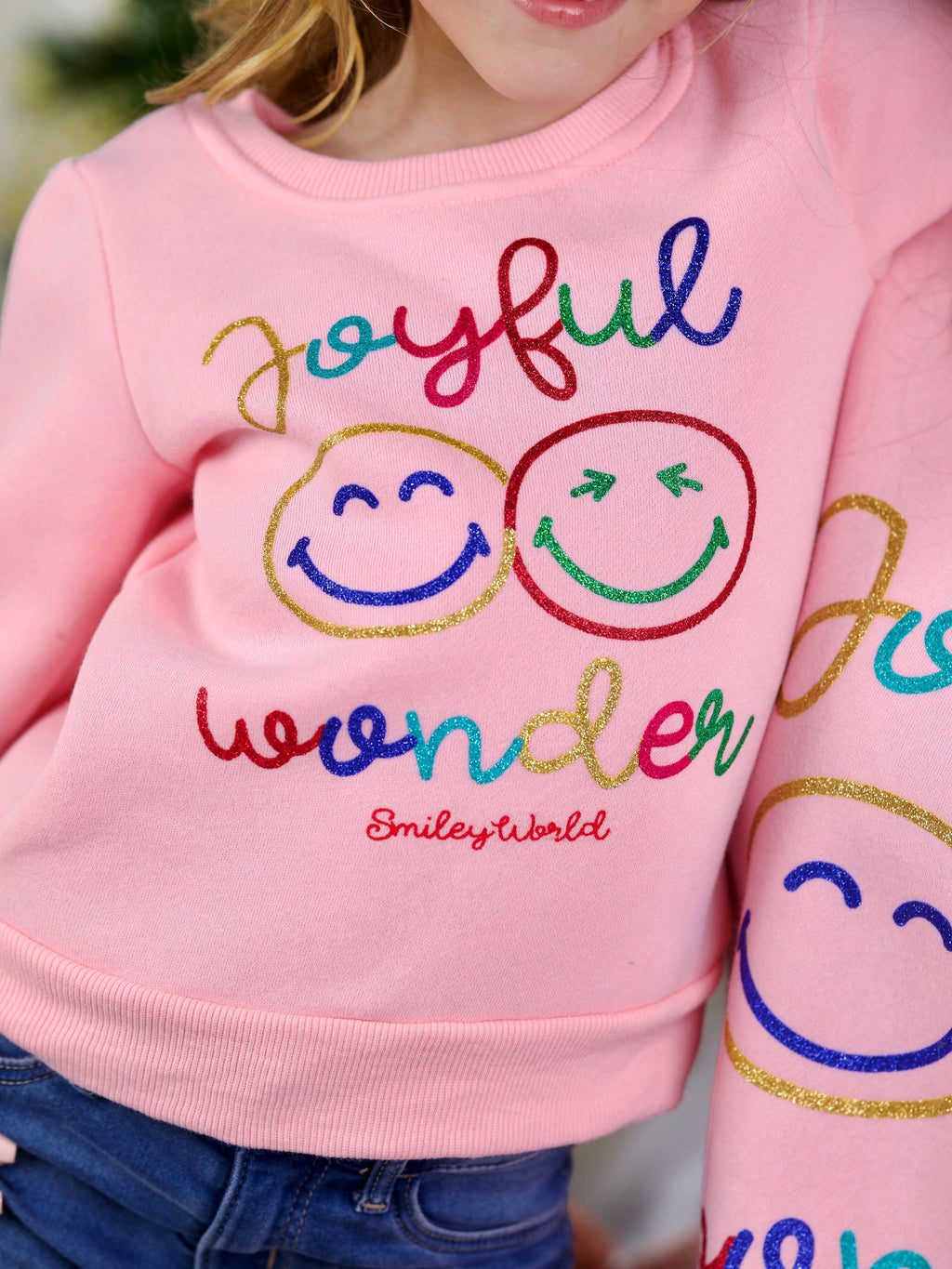 SmileyWorld Mommy and Me Joyful Wonder Crewneck Sweatshirt