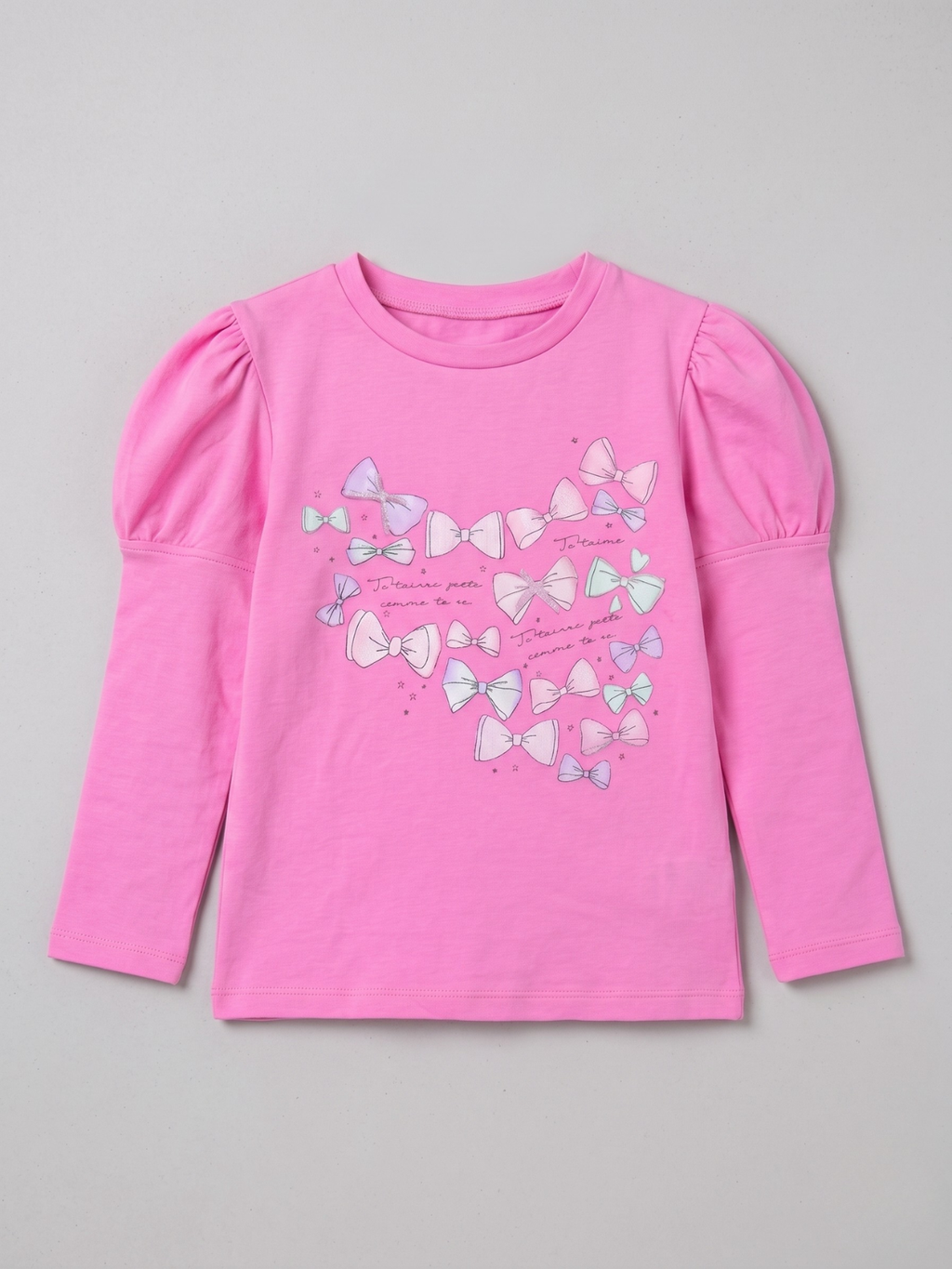 Charmed Bows Premium Cotton Puff Shoulder Top