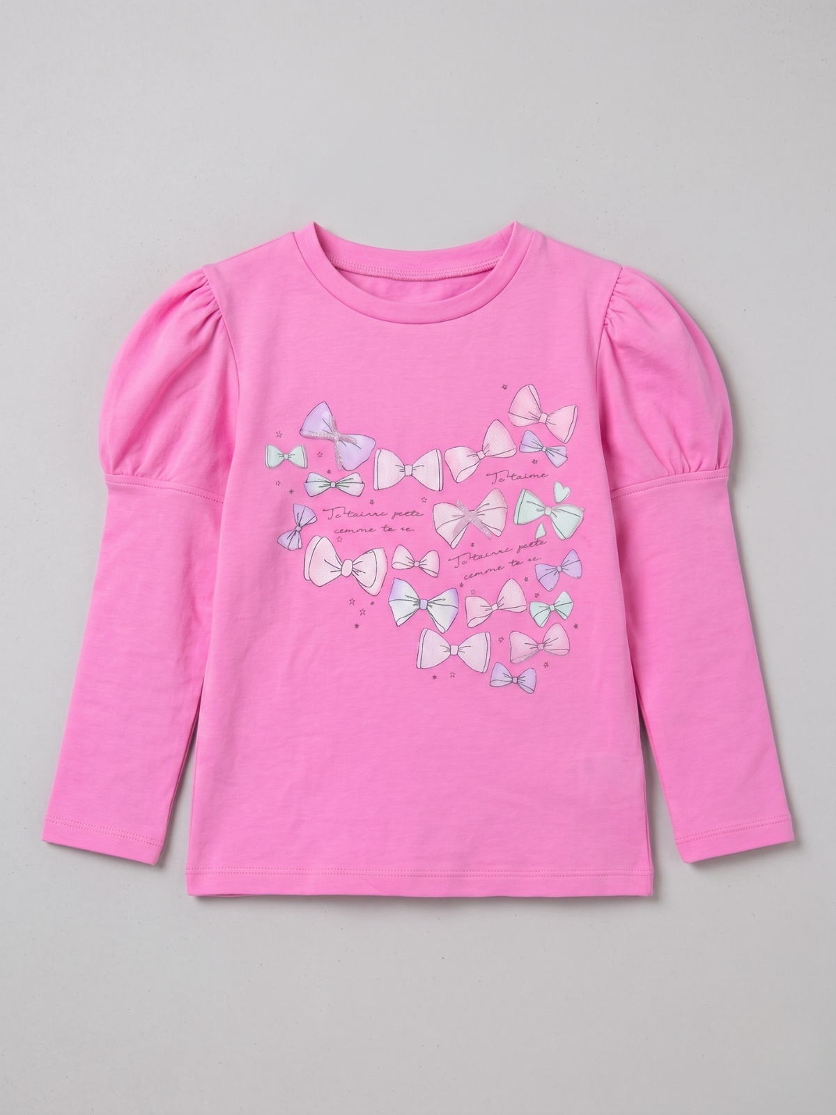 Charmed Bows Premium Cotton Puff Shoulder Top