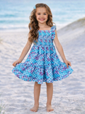 I Washed Up Like This Mermaid Ruffle Sundress