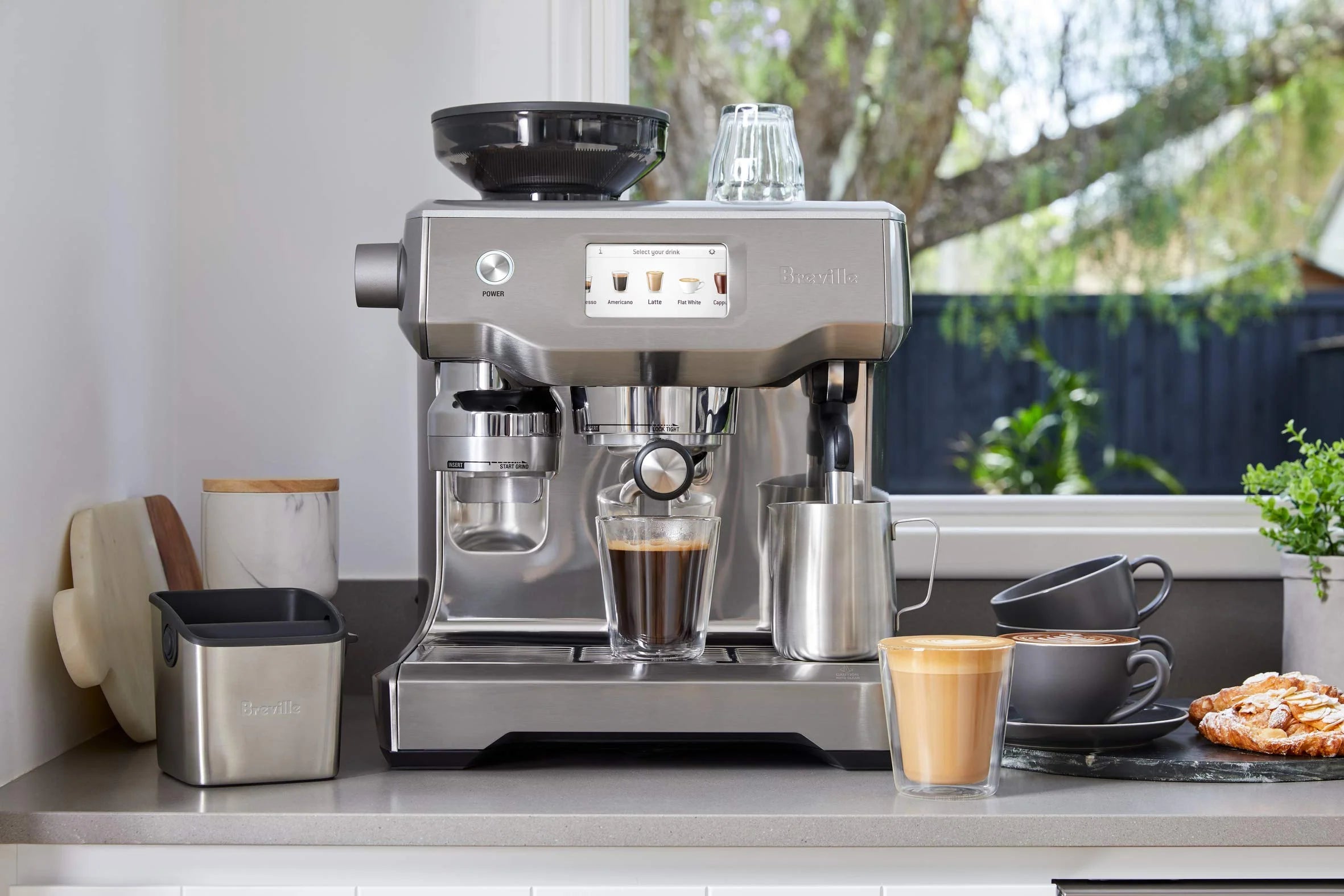 Breville BES990BSSUSC Automatic Espresso Machine